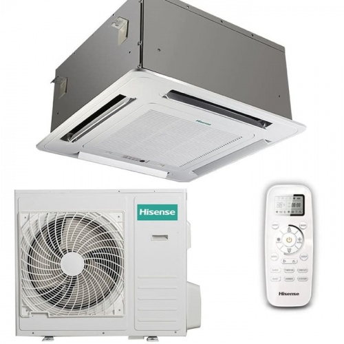 Кассетный кондиционер Hisense AUC-12HR4SAA/AUW-12H4SV фото 2