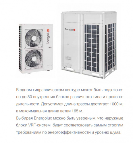Наружный блок VRF системы Energolux SMZU96V2AI фото 8