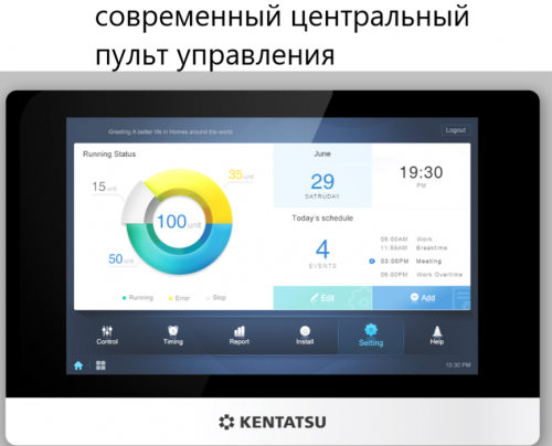 Наружный блок VRF системы Kentatsu KTRA400HZAN3 фото 3
