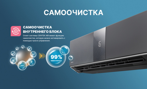 Кондиционер Centek CT-65G10 (Gray) фото 8